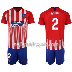 Fotbalový Dres Atlético Madrid GODIN 2 Dětské Domácí 2018/19